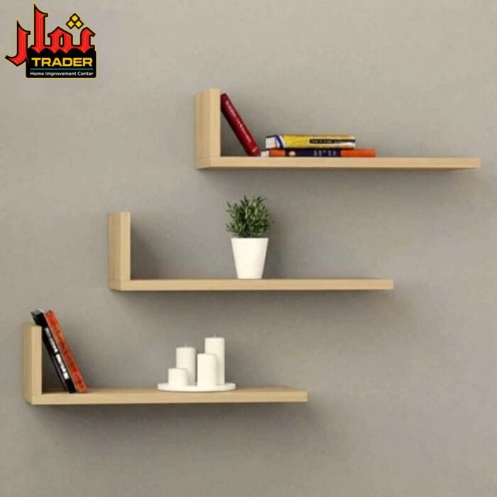 Modern Wooden Wall Shelves | Floating Decorative Display Shelves