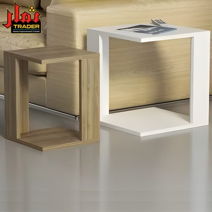 Modern Nesting Side Tables Set with Storage Shelf | Wooden Side Tables Pakistan