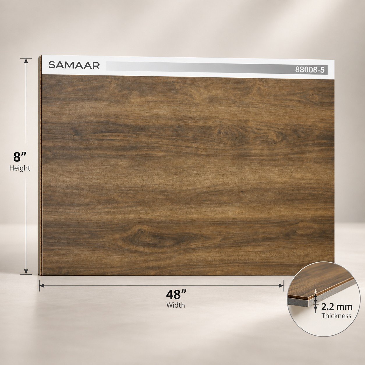 Premium Brown Wood Panel – Natural Oak Finish - Image 2