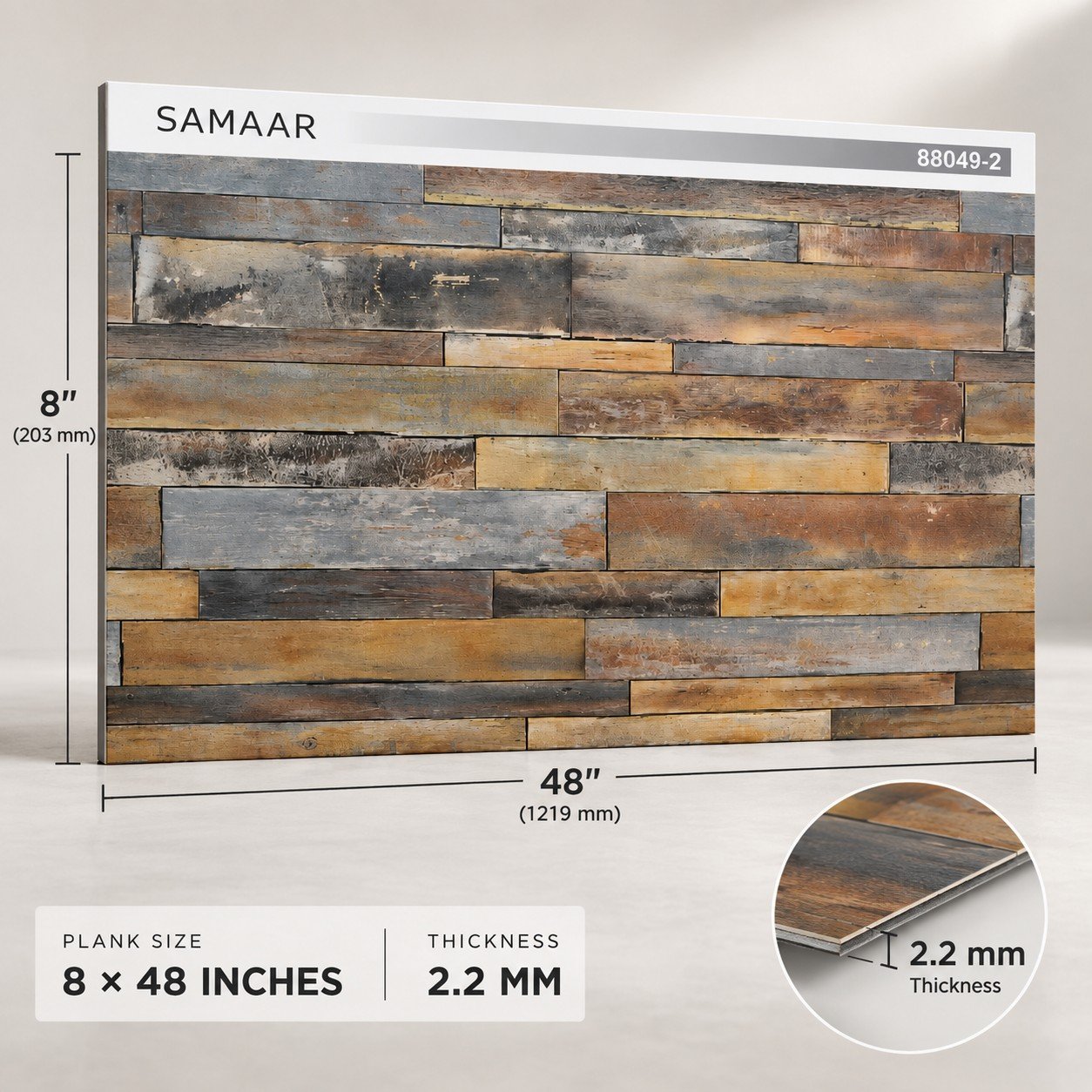 Rustic Reclaimed Wood Wall Panel – 88049-2 - Image 2