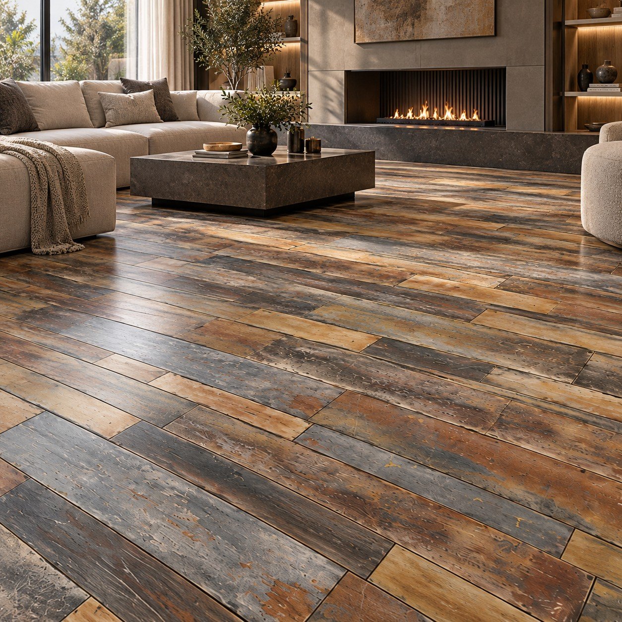 Rustic Reclaimed Wood Wall Panel – 88049-2 - Image 3