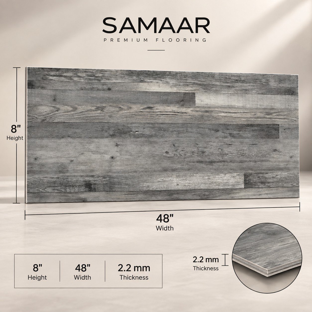 Grey Reclaimed Wood Wall Panel – 88004-6 - Image 2