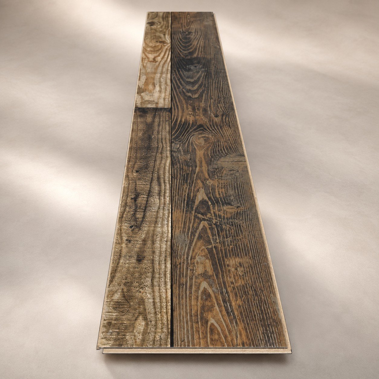 Premium Rustic Multi-Tone Wooden Flooring – Reclaimed Wood Look