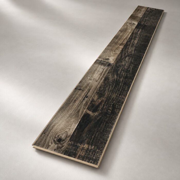 Premium Rustic Dark Wood Flooring – Distressed Natural Wood Finish