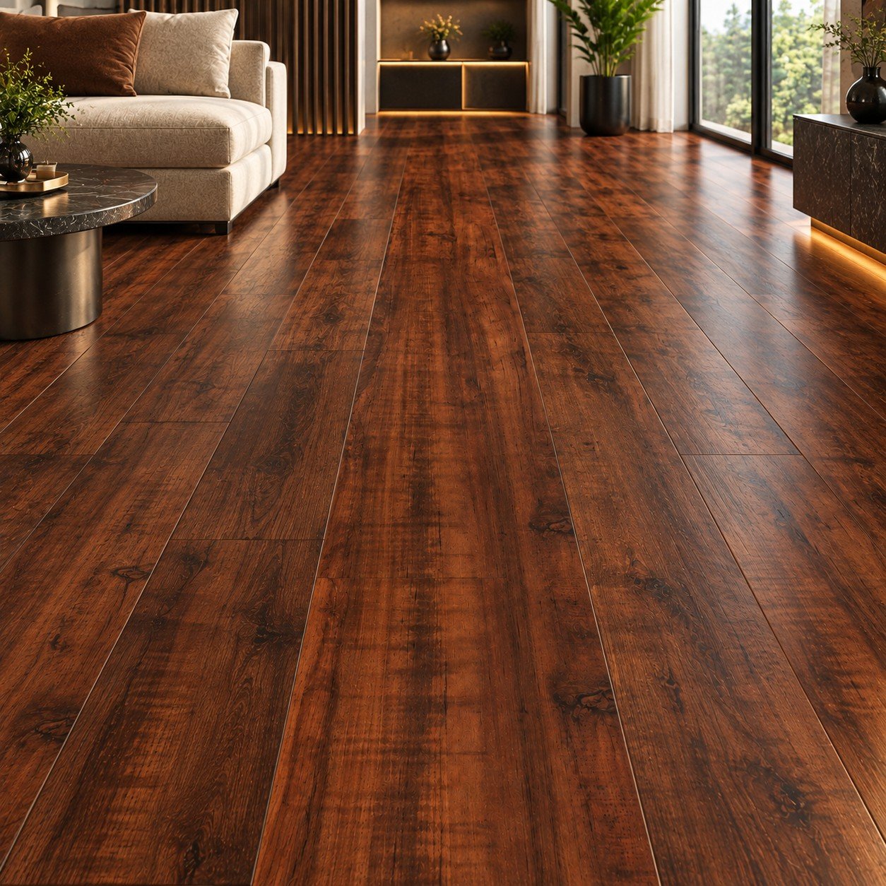Brown Wood-Look Flooring Lahore | SAMMAR - Image 2