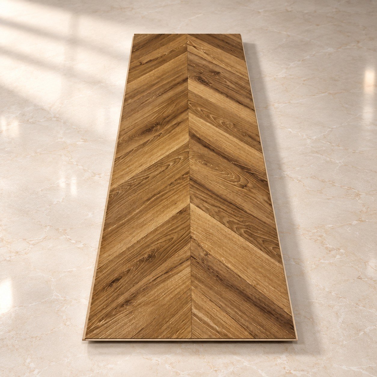 Premium Natural Wood Herringbone Flooring – Chevron Wood Finish | Wooden Flooring Pakistan