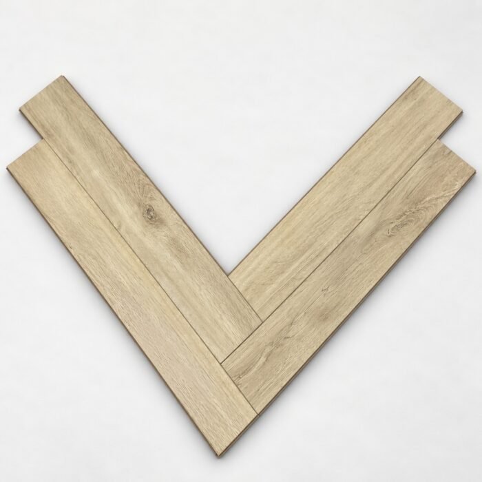 Light Beige Herringbone Wood Flooring Lahore | SAMMAR