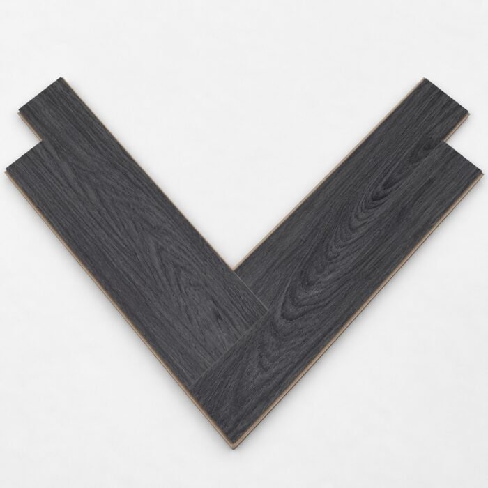 Charcoal Grey Herringbone Wood Flooring Lahore | SAMMAR