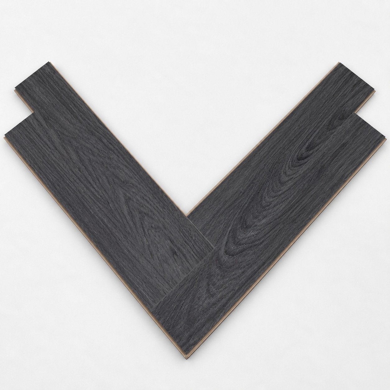 Charcoal Grey Herringbone Wood Flooring Lahore | SAMMAR
