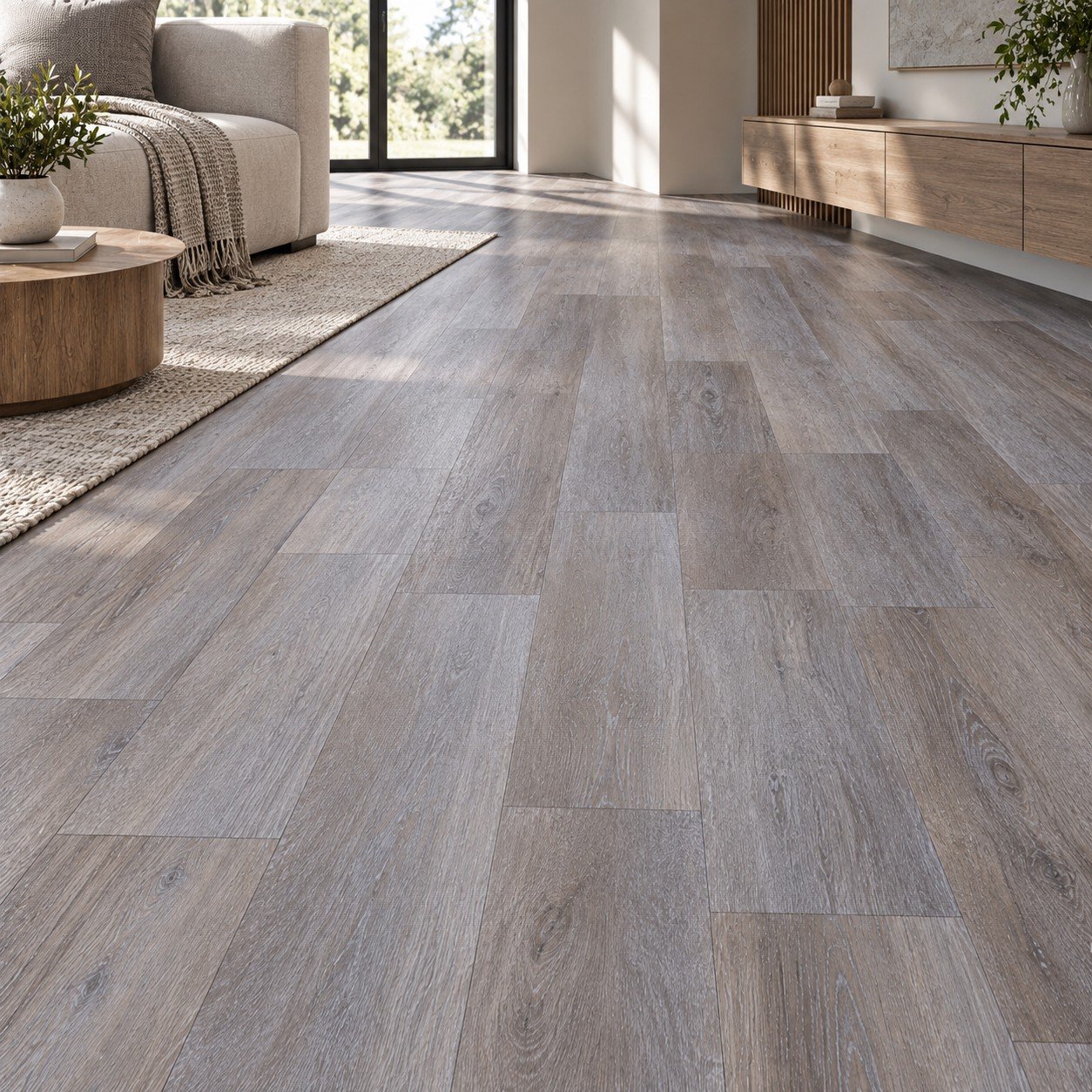 Grey Brown Wood Flooring Lahore | SAMMAR - Image 2