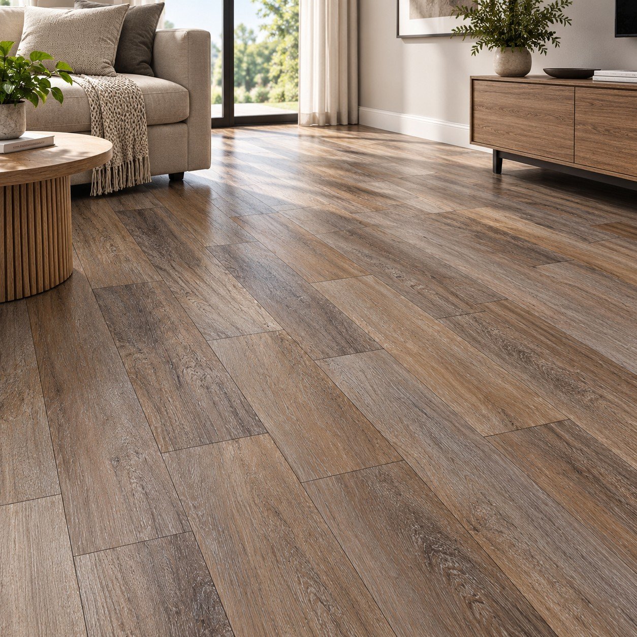 Natural Brown Wood Flooring Lahore | SAMMAR - Image 2