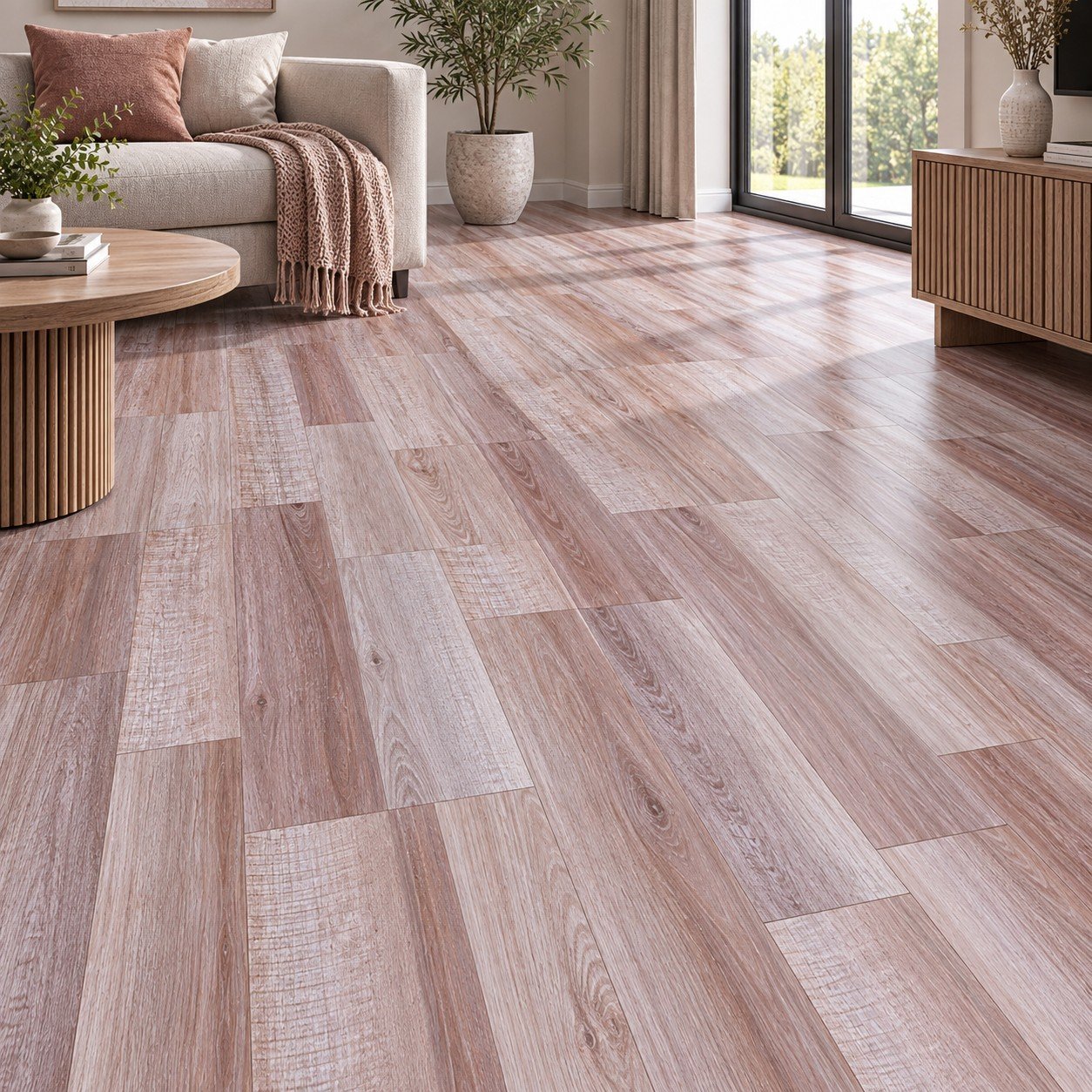 Natural Oak PVC Flooring in Pakistan | Wood-Look Flooring – SAMMAR - Image 2