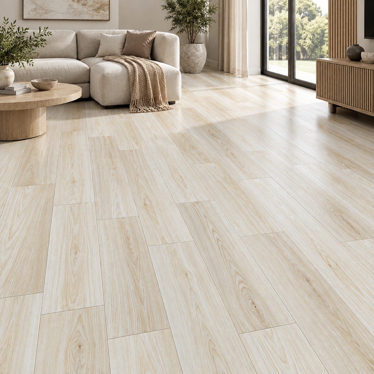 Light Oak PVC Flooring in Pakistan | Wood-Look Flooring – SAMMAR - Image 2