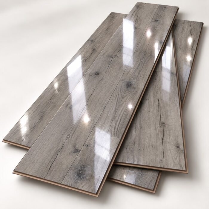 High Gloss rustic Grey Wood Flooring Lahore | SAMMAR