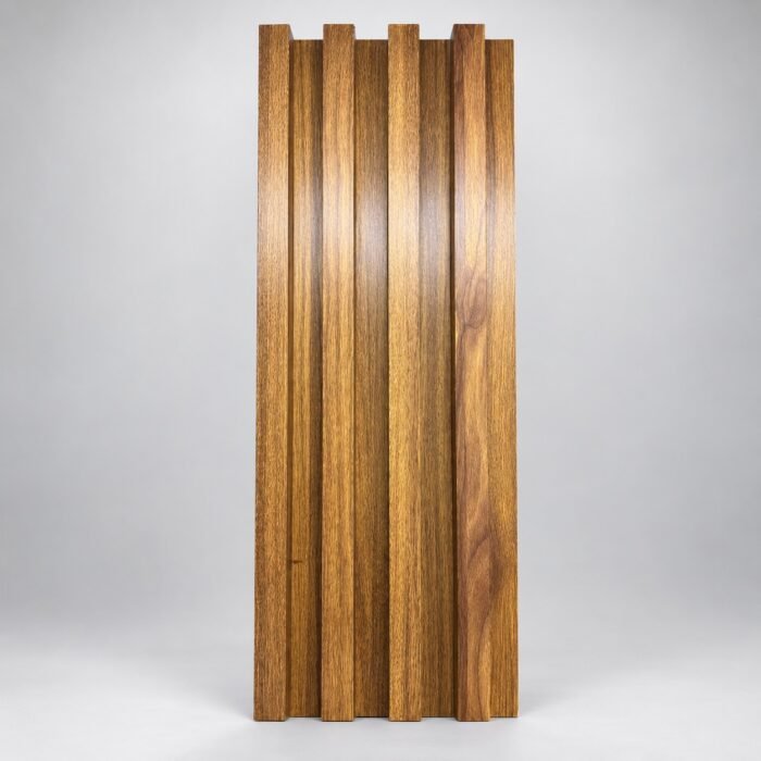 Natural Golden Brown Wooden Slat Wall Panel