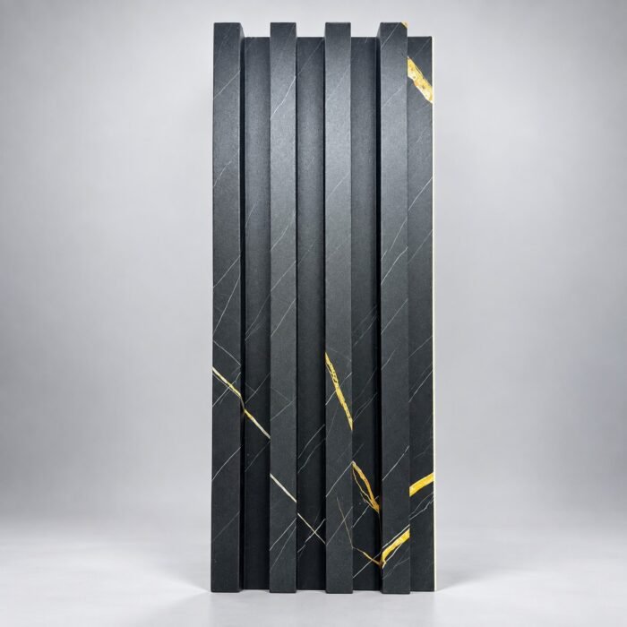 Black Marble Fluted Wall Panel Lahore | SAMMAR