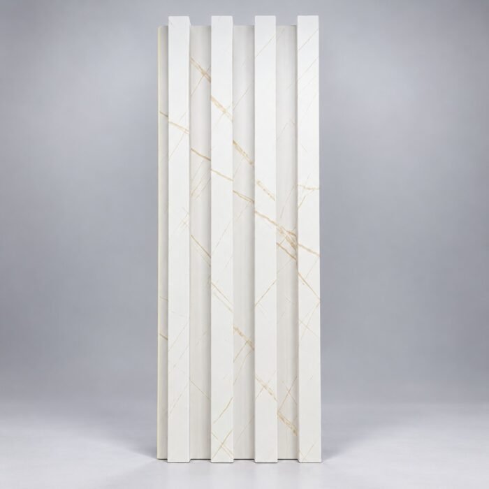 White Marble Fluted Wall Panel Lahore | SAMMAR