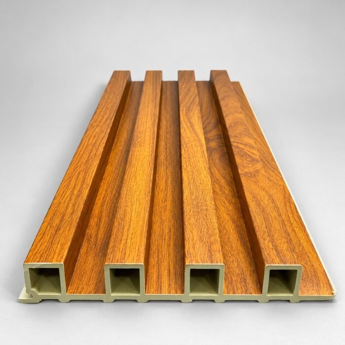 Wooden Fluted Wall Panel Lahore | Golden Oak | SAMMAR
