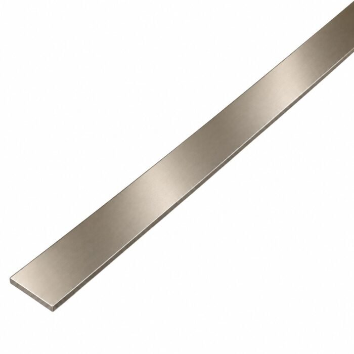 Champagne Silver Metal Strip for Flooring & Wall Decoration | Brushed Finish Edge Trim & Tile Border Strip Pakistan