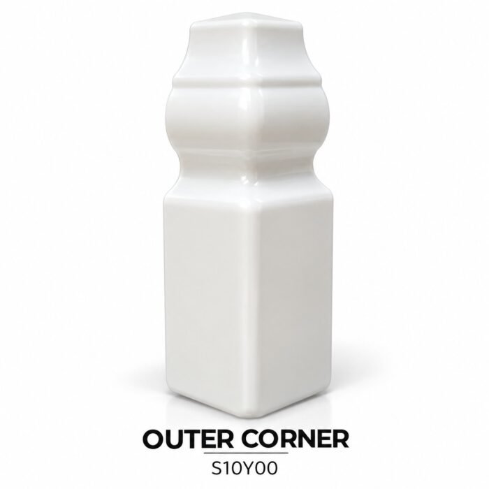 Skirting Accessories – Outer Corner for Wall Skirting